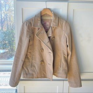 SUPER SALE! Vintage Abercrombie tan pea coat